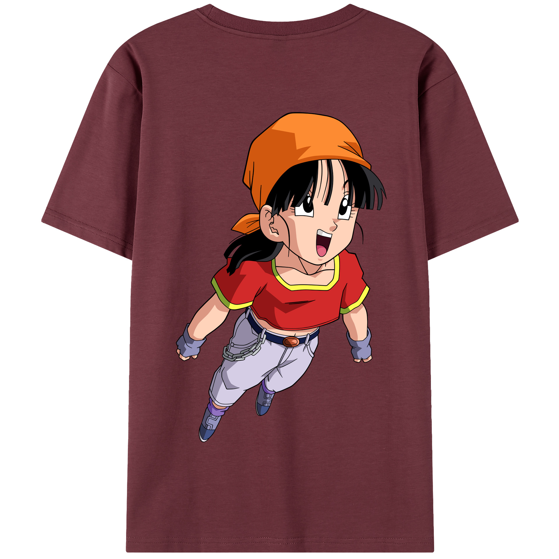 （画像用） ドラゴンボール パン DRAGON BALL Pan 綿100％半袖Tシャツ（背面プリント）